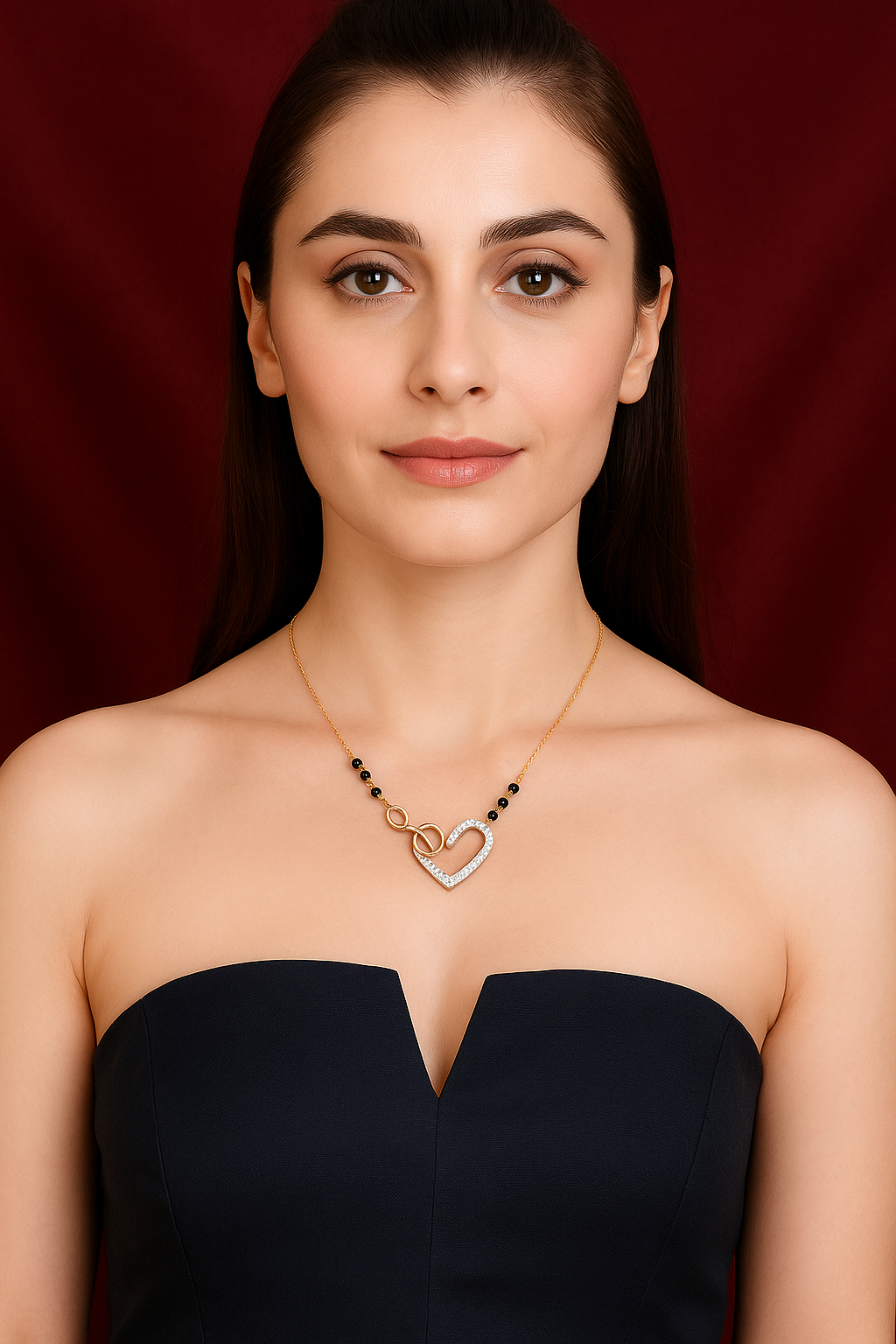 Heart Love Mangalsutra