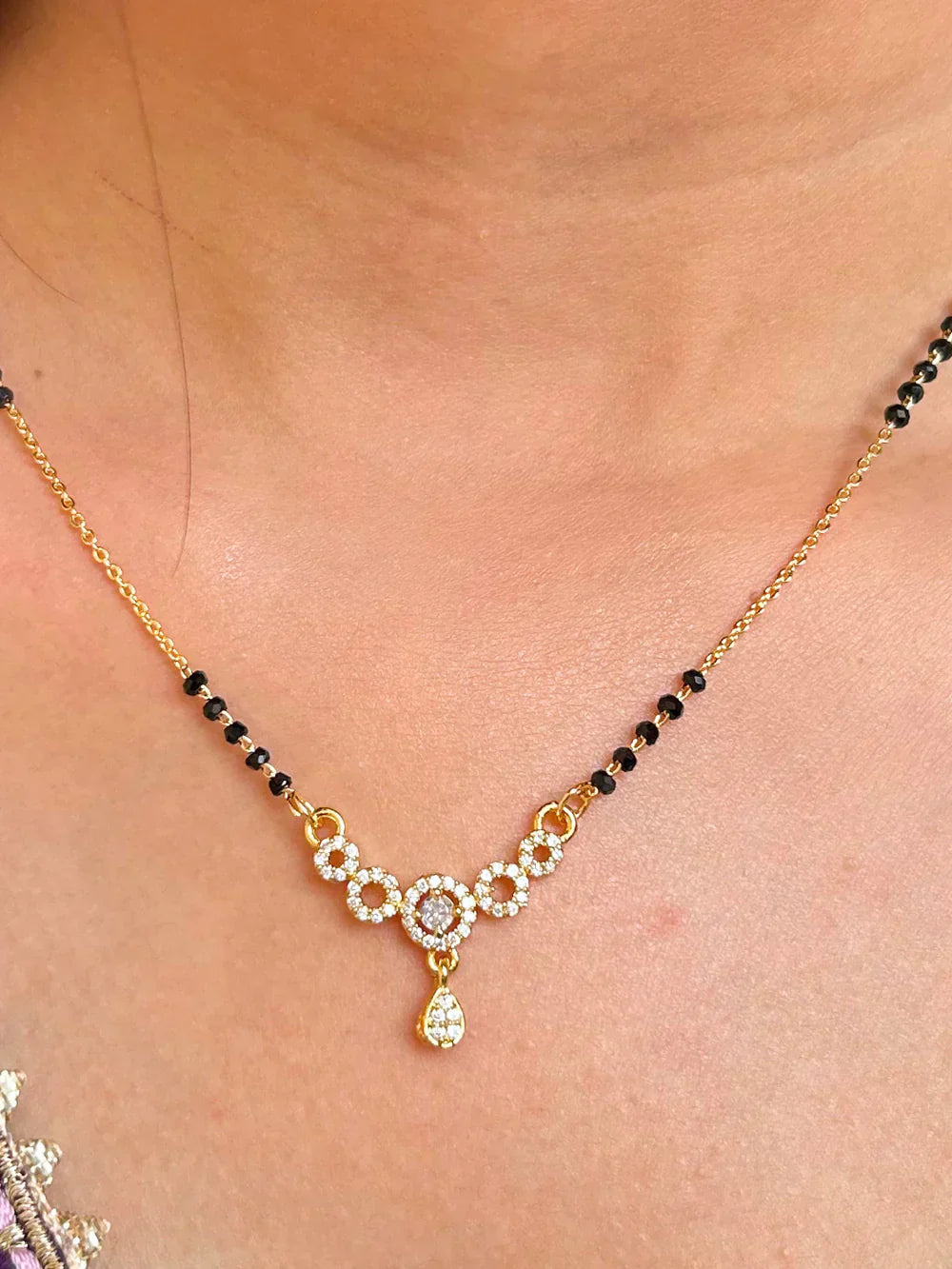 Rihanna Gold Mangalsutra