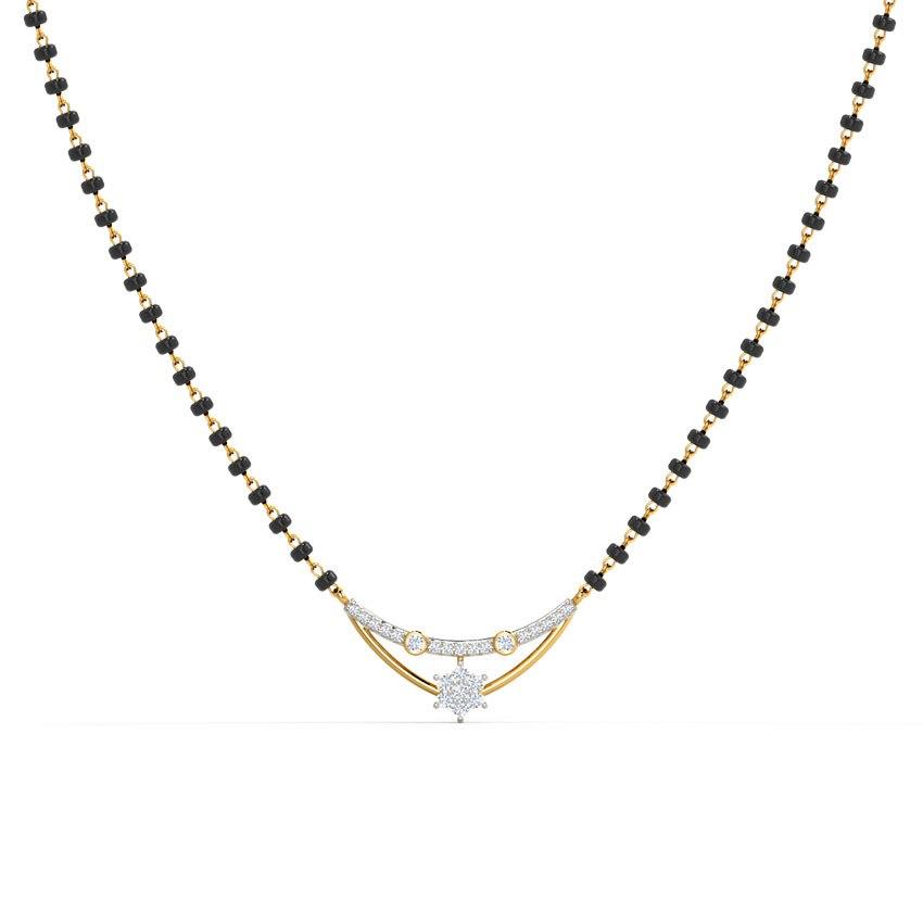 Half Moon  Mangalsutra