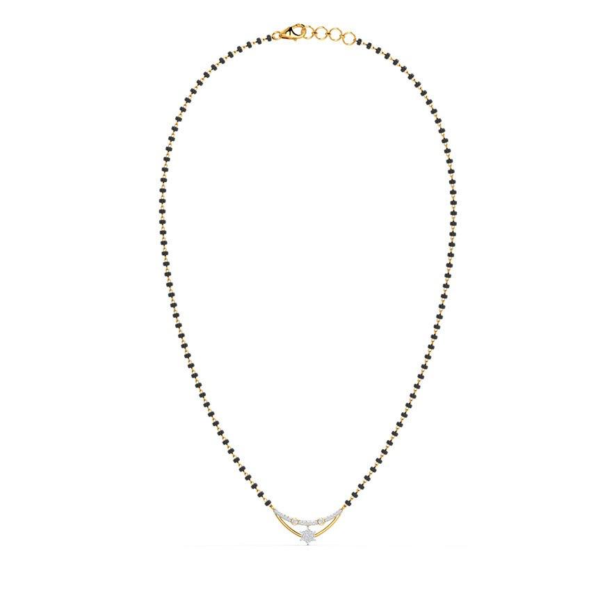 Half Moon  Mangalsutra