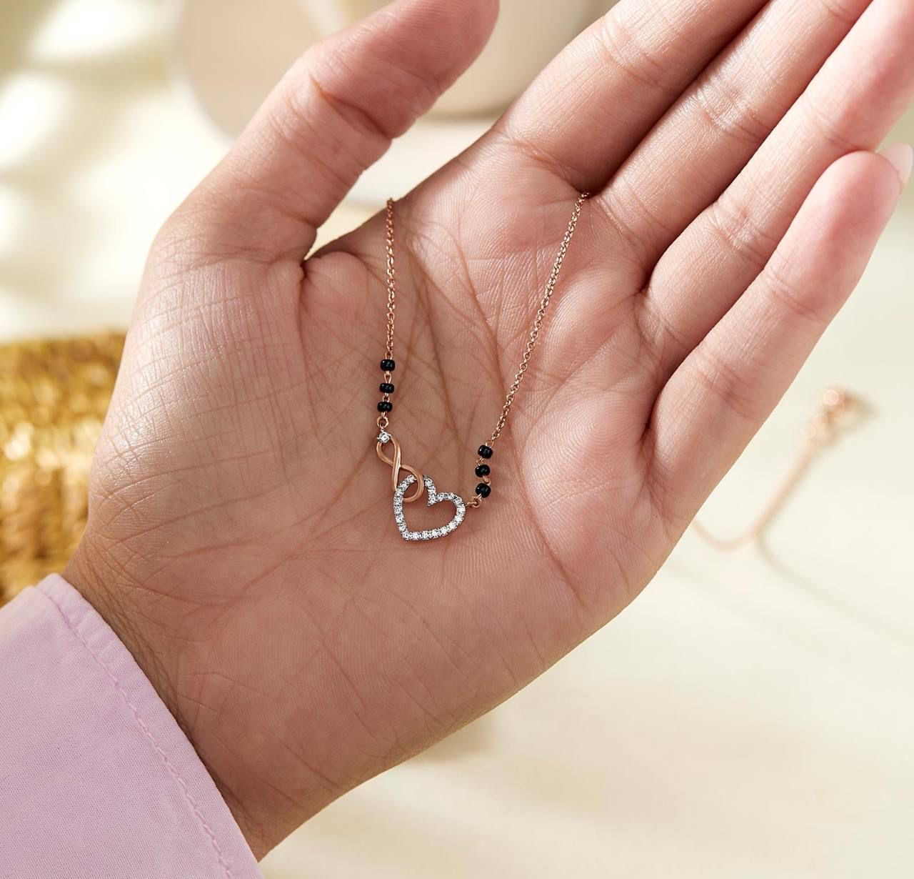 Heart Love Mangalsutra