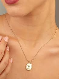 Sweet Rose Pendant For Women & Girls Gold-plated Stainless Steel Pendant buy 1 get 1 free